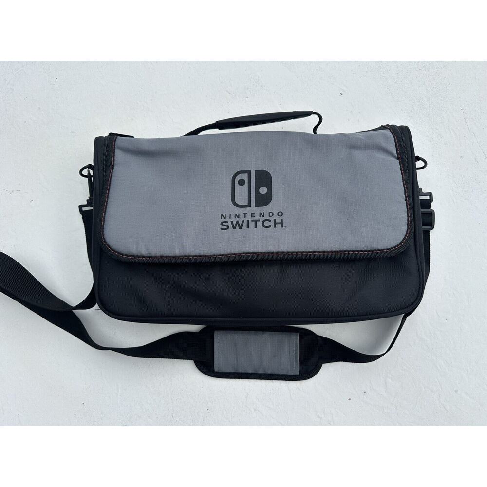 NINTENDO SWITCH Brand Messenger BAG Storage Gamer Case Shoulder Strap Grey Xbody